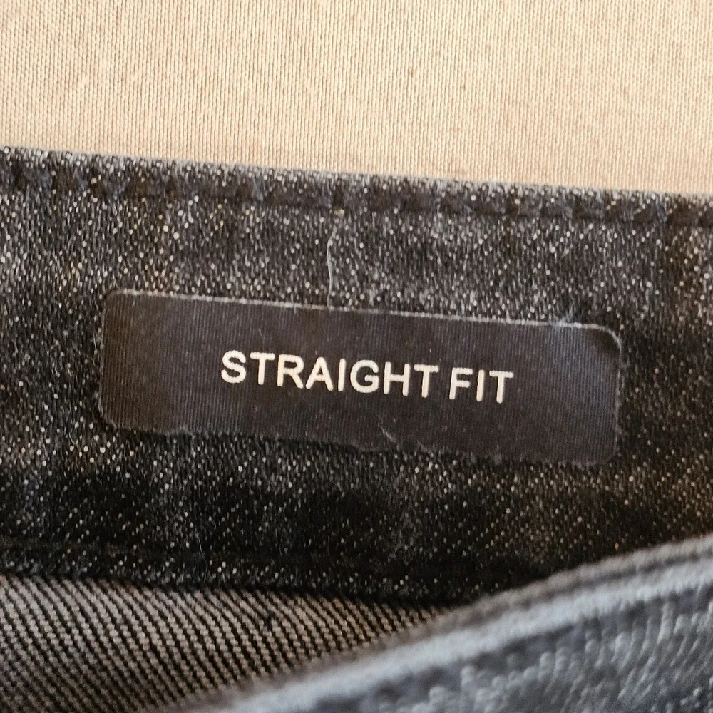 Judy Blue‎ Jeans Womens Black Straight Fit Raw Hem Casual Stretch Ladies 13/31 - Picture 6 of 14